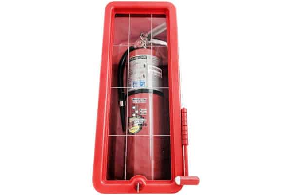 Fire extinguisher cabinet