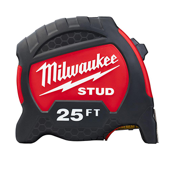 Milwaukee 25 Foot Gen II STUD Tape Measure